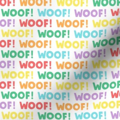 Woof! - Dog - rainbow - LAD19