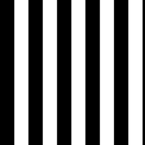 black and white 2cm stripes vertical
