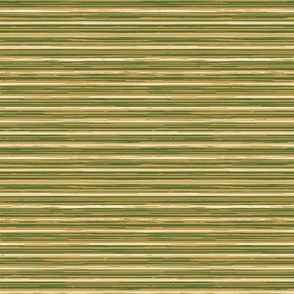 Gold, Ivory and Green Striped Texture -  horizontal