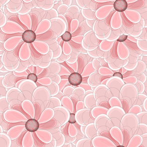 Pink Coral Floral
