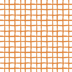Wonky grid - orange