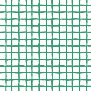 Wonky grid - green