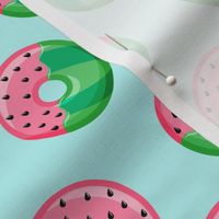 Watermelon donuts - blue - summer - fruit doughnuts - LAD19