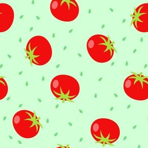 Summer Tomatos in Green