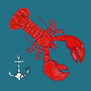 Lobster - Nautical Blue