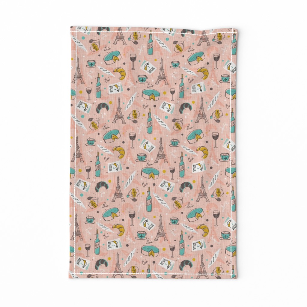 Parisian Girl - Blush Pink Small Scale