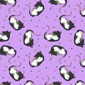 Rats & peas purple small