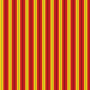 Red, Yellow, Black and Green Stripes