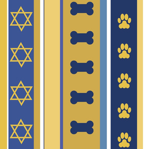 Dog Stripes Hanukkah 2