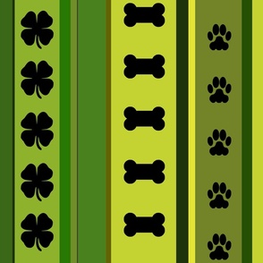 Dog Stripes St. Patrick's Day