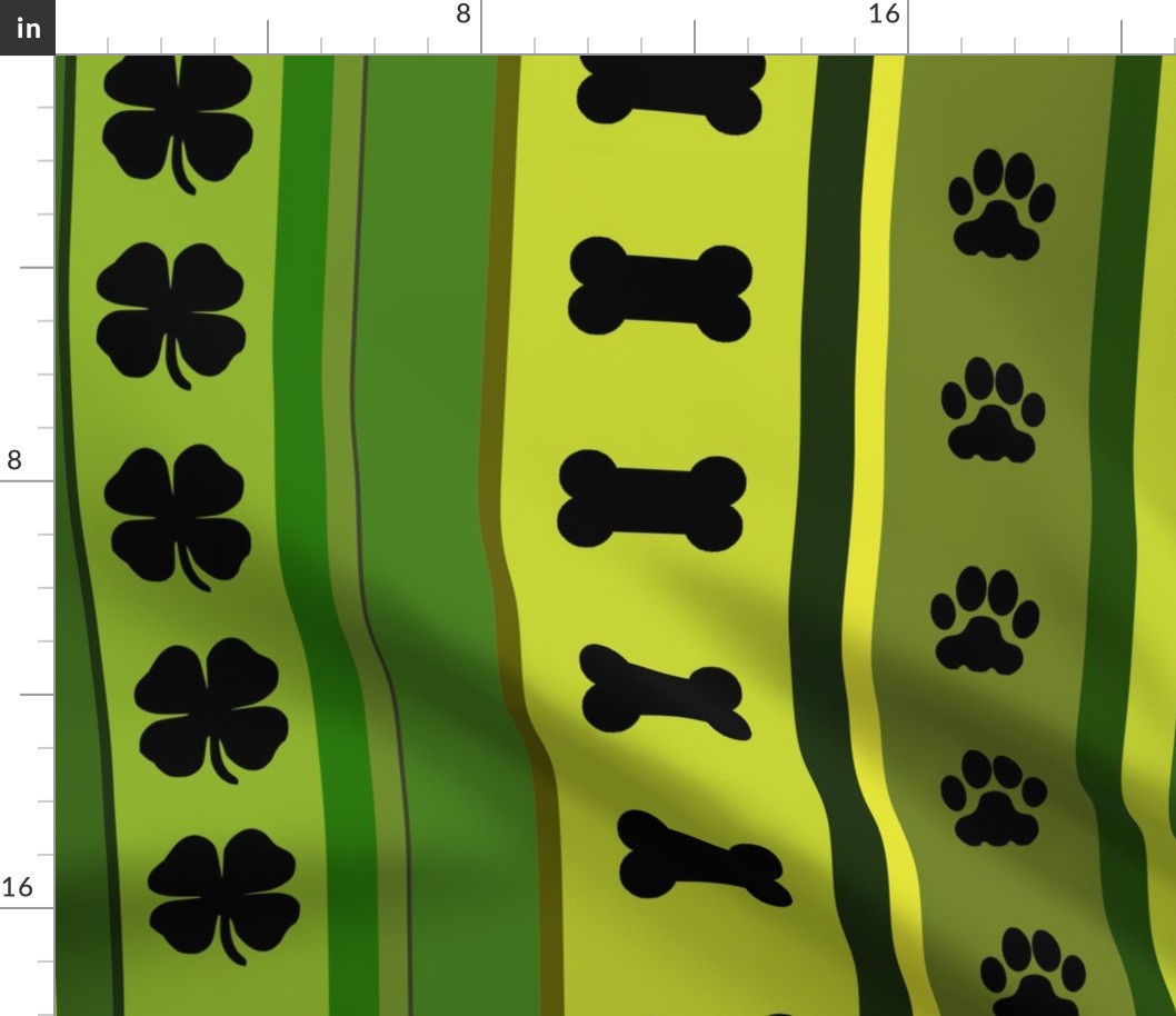 Dog Stripes St. Patrick's Day