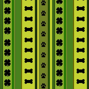 Dog Stripes St. Patrick's Day_Medium Scale
