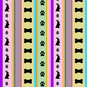 Dog Stripes Easter_Medium Scale