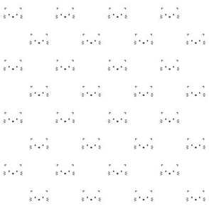 kitty faces minimal dark grey and white :: cats n' kittens