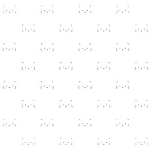 kitty faces minimal grey and white :: cats n' kittens