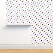 Rainbow watercolor stars || colorful pattern for gender neutral nursery