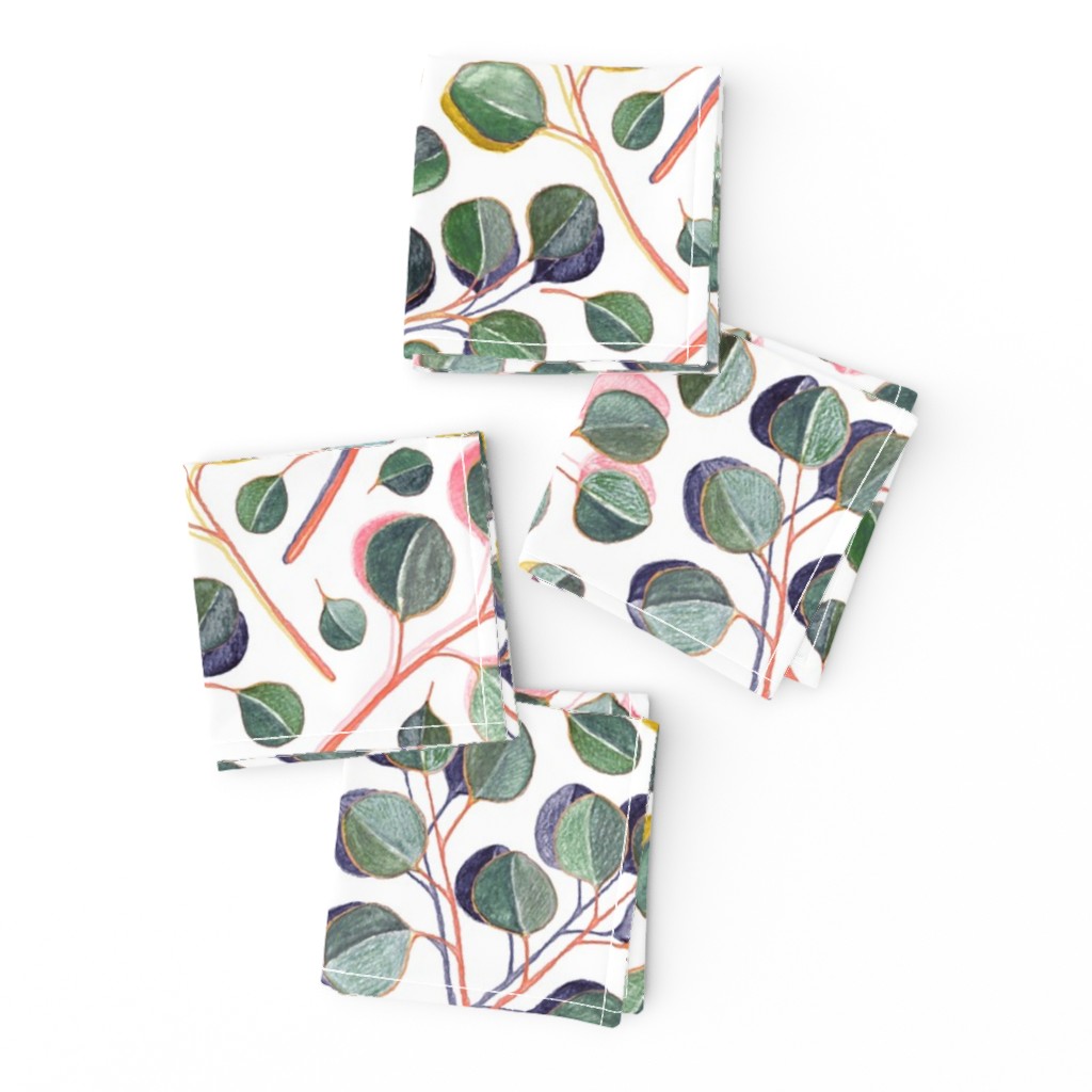 Simple Silver Dollar Eucalyptus Leaves