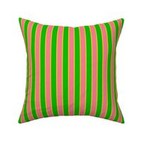 Pink Green Gold Stripes