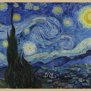 Starry Night - original colors - 45"x54" panel