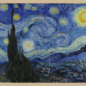 Starry Night - original colors - 36"x 42" panel