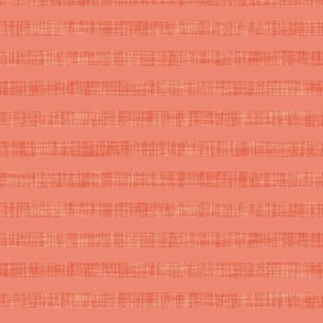 coral linen + solid stripes