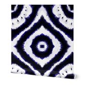 Dark Shibori Floral Tiles (Version 2)