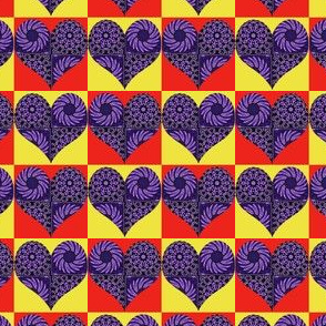 Checkerboard Hearts