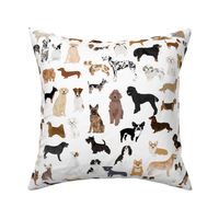 dogs -  dog fabric lots of breeds cute dogs best dog fabric best dogs cute dog breed design dog owners will love this cute dog fabric