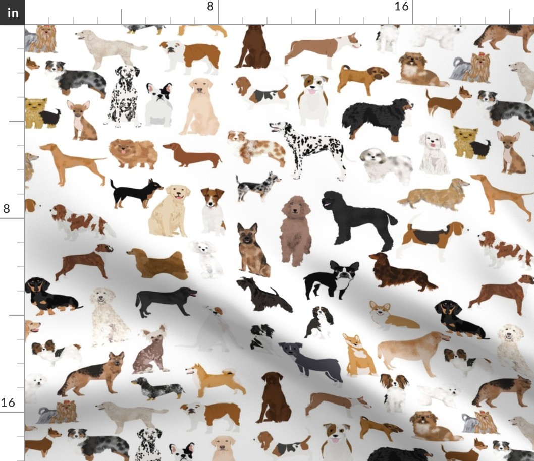 dogs -  dog fabric lots of breeds cute dogs best dog fabric best dogs cute dog breed design dog owners will love this cute dog fabric