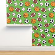 Play Ball - Sports - Basketball, football, baseball, soccer - grey - LAD19