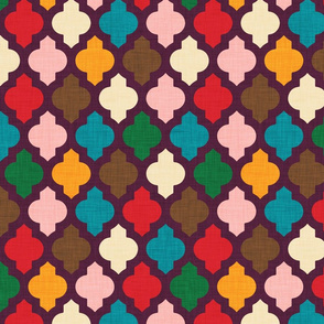 MOROCCAN  RETRO PURPLE