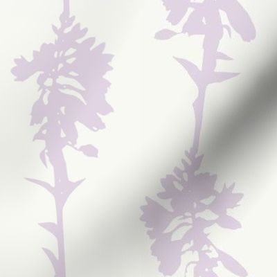 Hosta Stripe lilac on cream