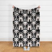 Boston Terrier Dog  for quilt 16x15 inch panel   #14