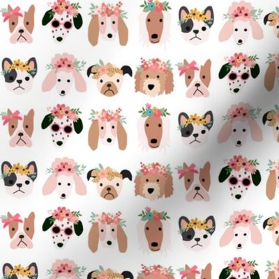 Puppy Dogs with Floral Crowns