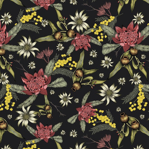 Australian Dark Floral