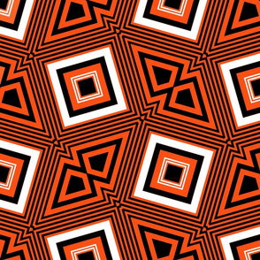The Orange and the Black: Dancing Squares