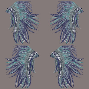 Chief's  neutral headdress on charcoal