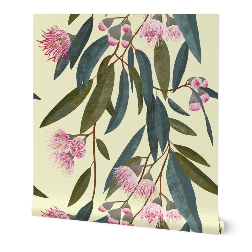 (LARGE) Australian Flora - Pink eucalyptus
