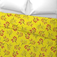 Kangaroo Paws on Safron (bright) - large