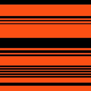 The Orange and the Black: Horizontal Stripes 1