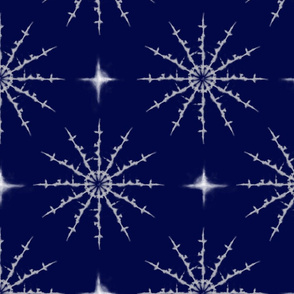 Shibori Snowflakes