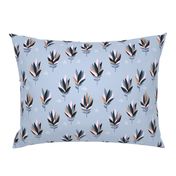 Tropical Australian summer beach lovers flower surf garden botanical protea abstract sugarbushes winter blue neutrals