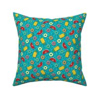 Swimming Pool Floats - Summer Fruit - Teal