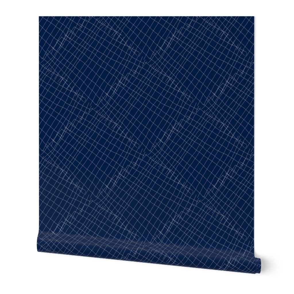 Japanese shibori dark blue indigo sapphire white, medium large scale,