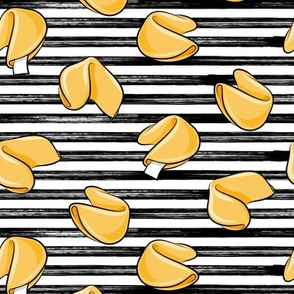 Fortune Cookies - Black stripes - take out food - LAD19