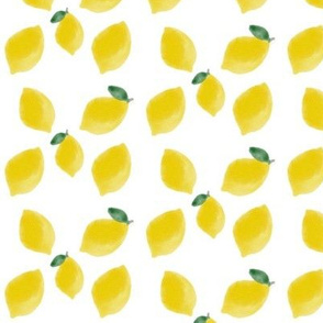 Watercolour lemons - smaller scale