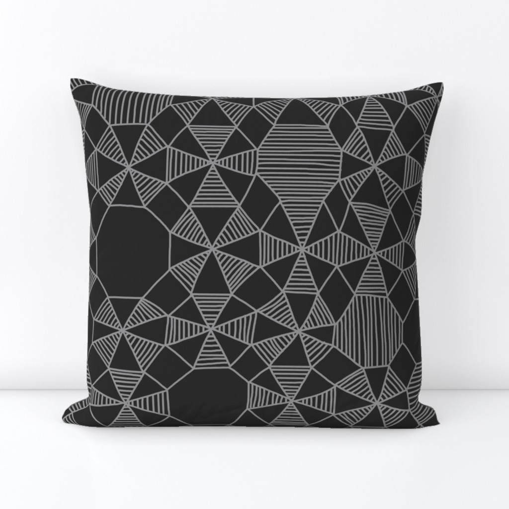 Abstract Minimalism on Dark Grey