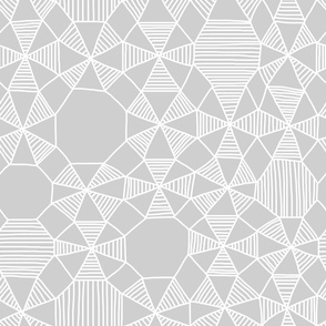 Abstract Minimalism on Light Grey