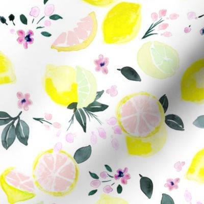 citrus + flowers - pink lemonade