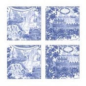 Lord Nelson Toile ~ Blue and White 